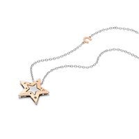 Collana Comete Donna Stella in Oro Diamante 0.2 Ct GLB1446 - GLB1446